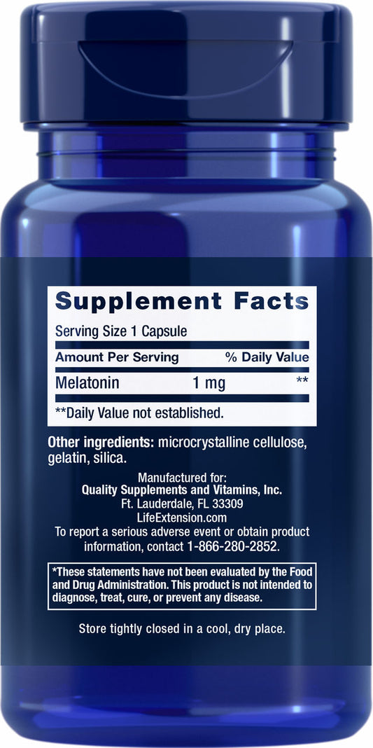 Melatonin 1 mg, 60 capsules #329