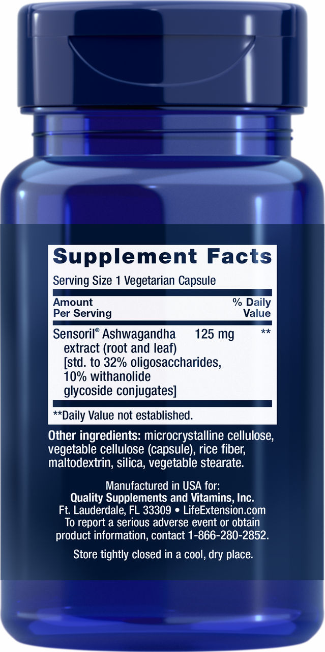 Optimized Ashwagandha 60 vegetarian capsules #888