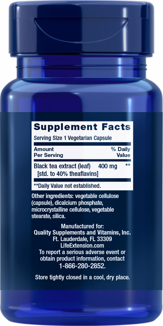 Theaflavin Standardized Extract 30 vegetarian capsules #1304