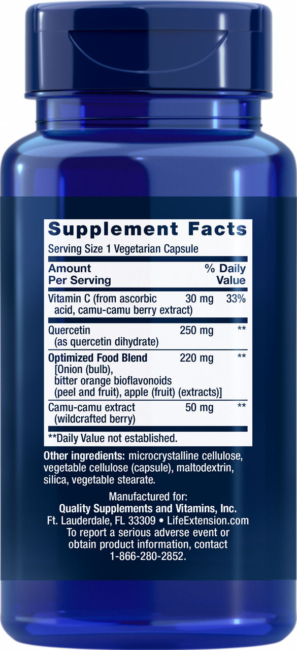 Optimized Quercetin 250 mg, 60 vegetarian capsules #1309