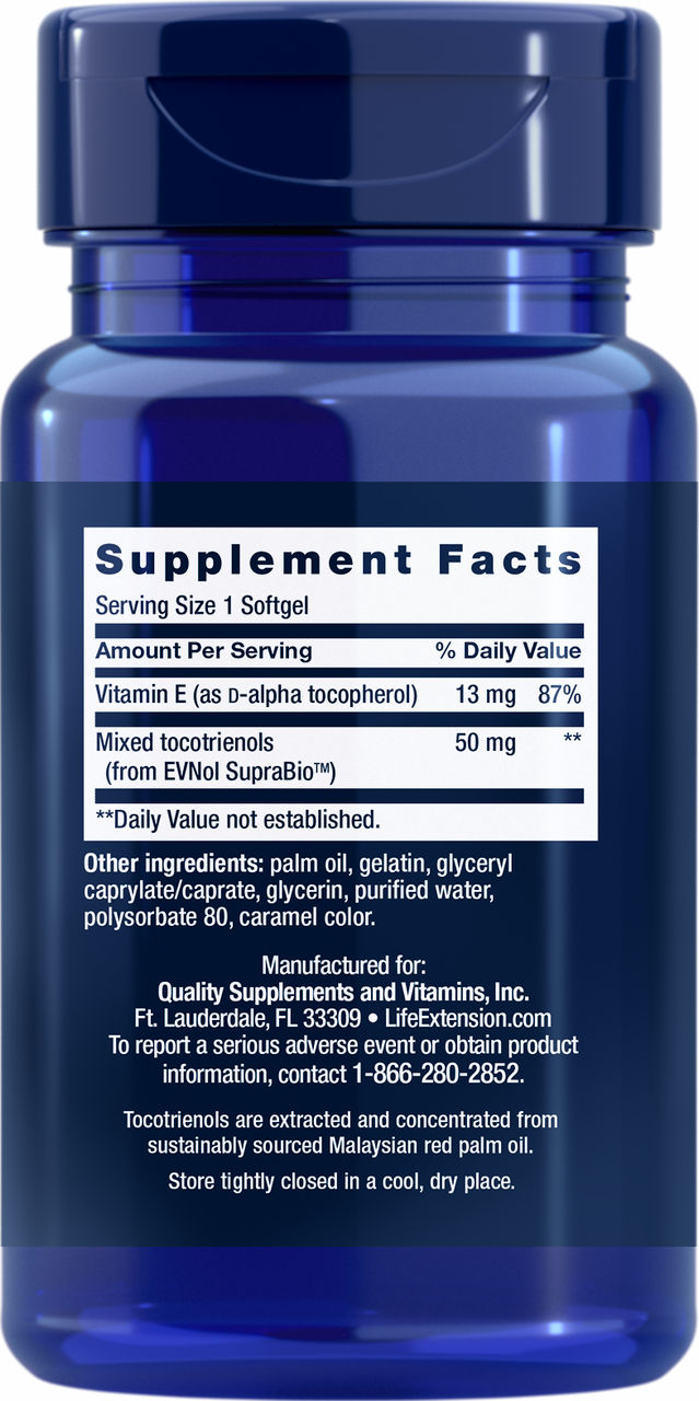 Super Absorbable Tocotrienols 60 softgels #1400