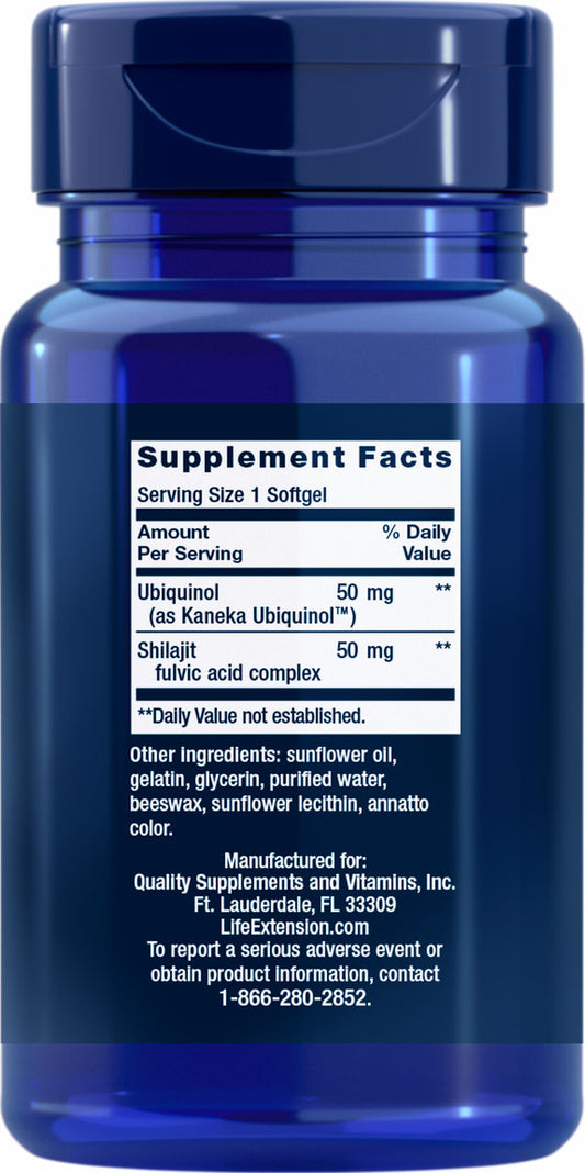 Super Ubiquinol CoQ10 with Enhanced Mitochondrial Support™ 50 mg, 100 softgels #1425