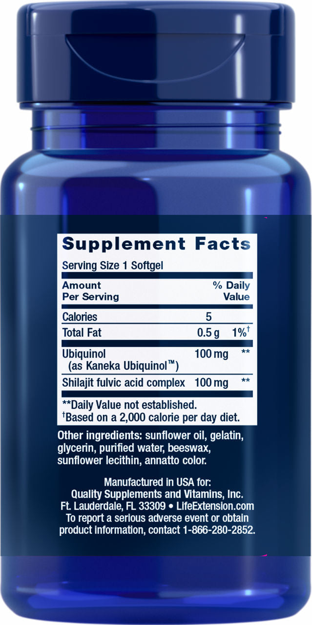 Super Ubiquinol CoQ10 with Enhanced Mitochondrial Support™ 100 mg, 60 softgels #1426