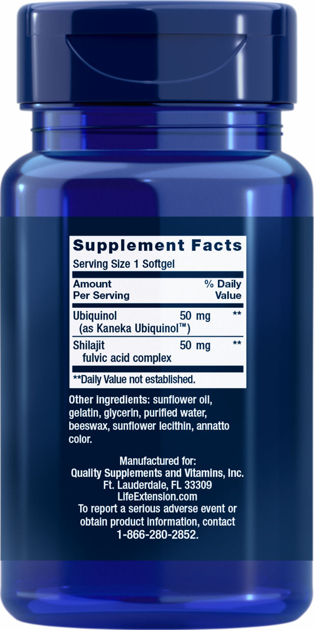 Super Ubiquinol CoQ10 with Enhanced Mitochondrial Support™ 50 mg, 30 softgels #1427