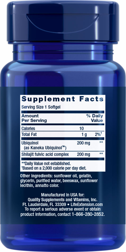 Super Ubiquinol CoQ10 with Enhanced Mitochondrial Support™ 200 mg, 30 softgels #1431