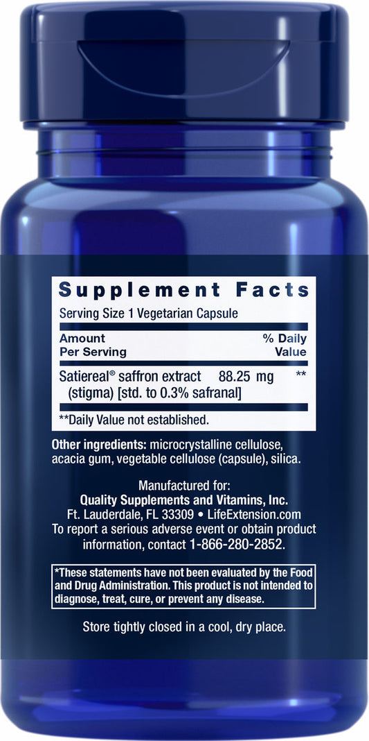 Optimized Saffron 60 vegetarian capsules #1432