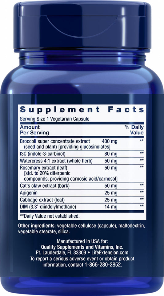 Triple Action Cruciferous Vegetable Extract 60 vegetarian capsules #1468