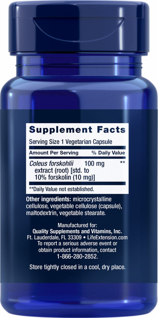 Forskolin 10 mg, 60 vegetarian capsules #1544