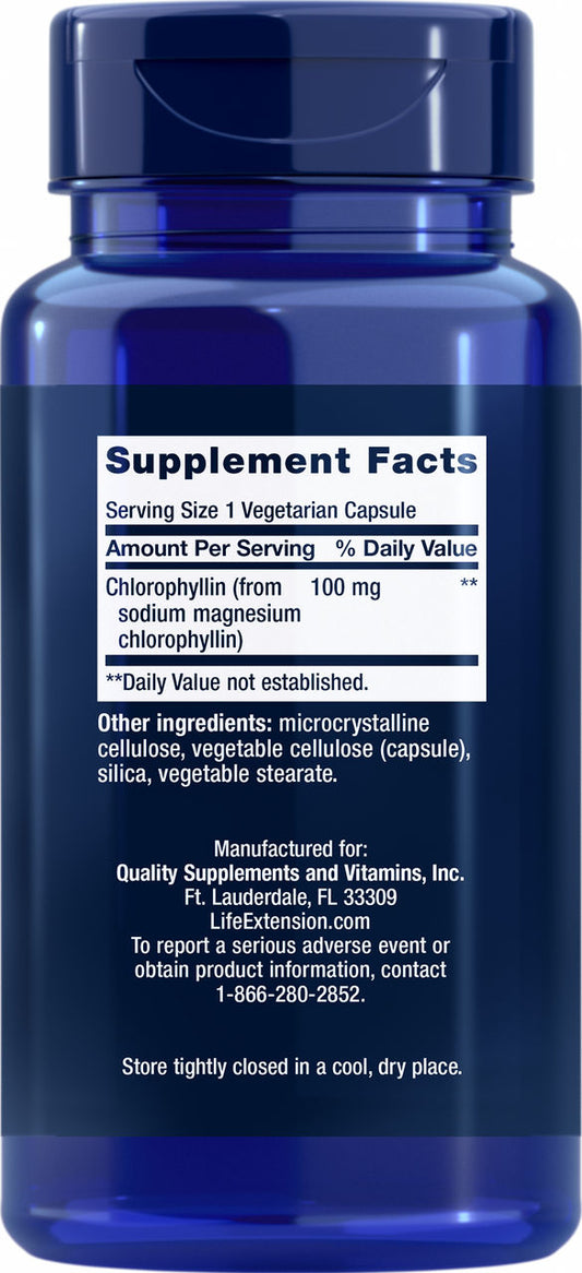 Chlorophyllin 100 mg, 100 vegetarian capsules #1571