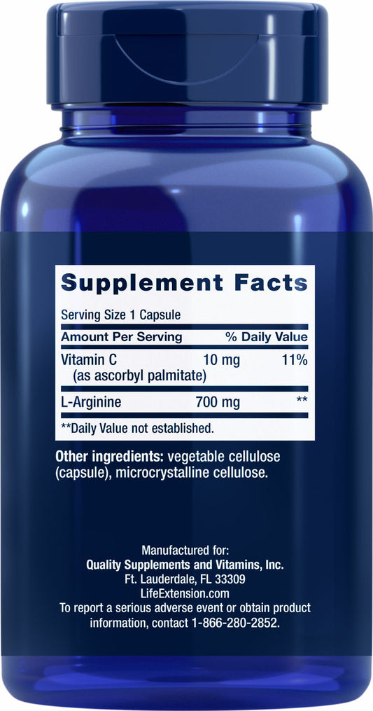 L Arginine Caps 700 mg, 200 capsules #1624