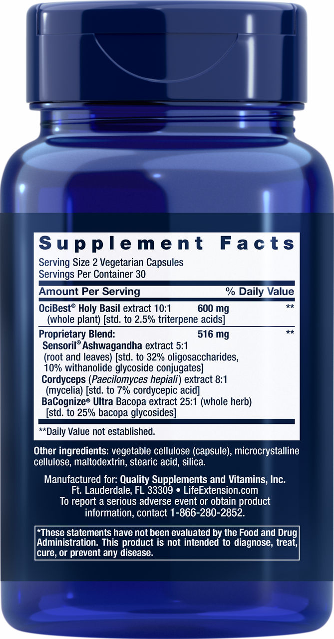 Adrenal Energy Formula 60 vegetarian capsules #1628C
