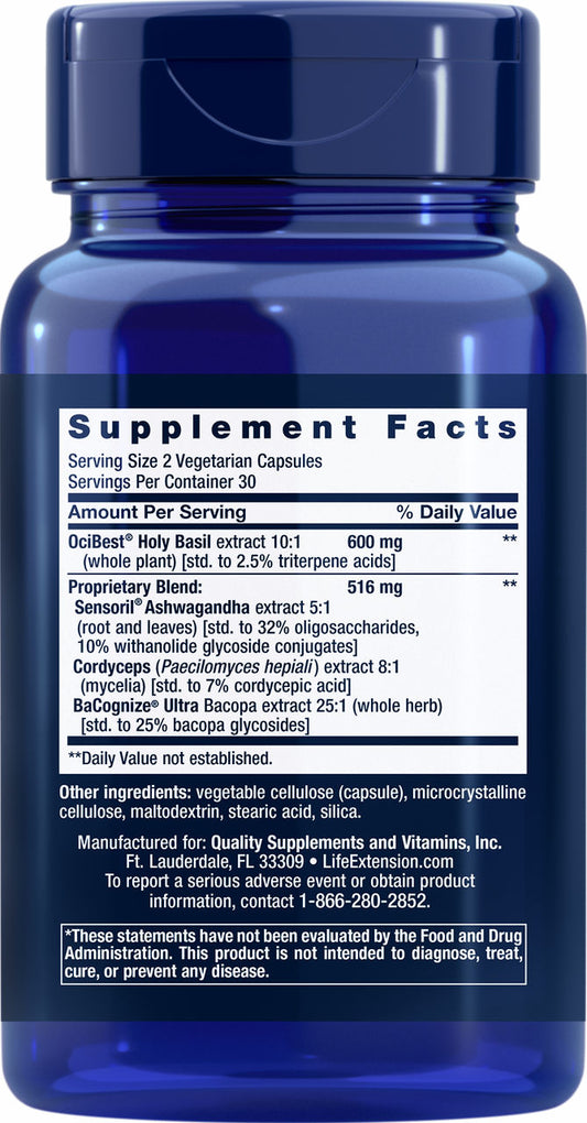 Adrenal Energy Formula 60 vegetarian capsules #1628C