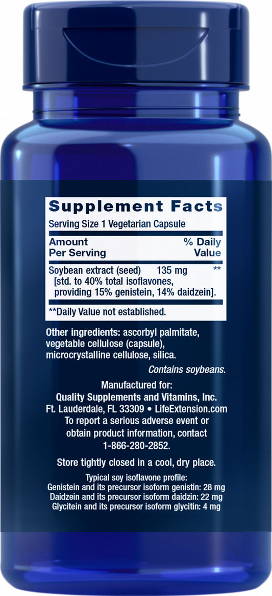 Super Absorbable Soy Isoflavones 60 vegetarian capsules #1649