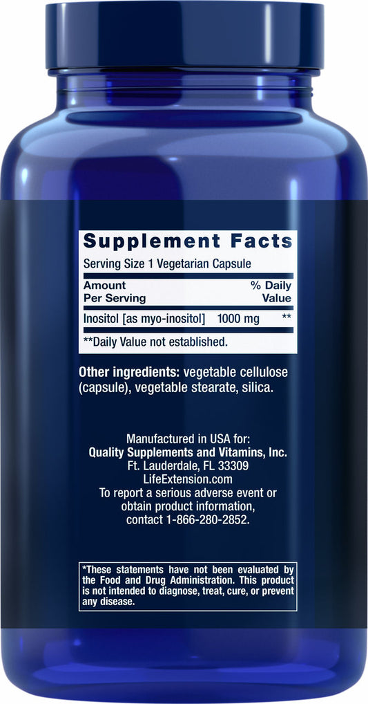 Inositol Caps 1000 mg, 360 vegetarian capsules #1674