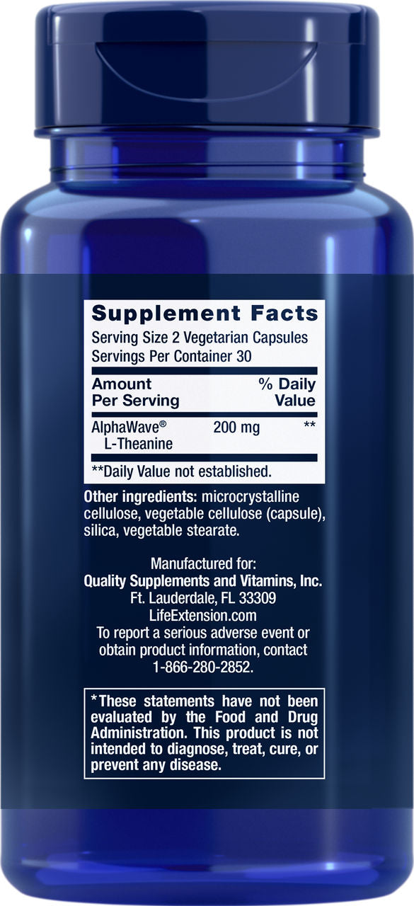 L Theanine 100 mg, 60 vegetarian capsules #1683