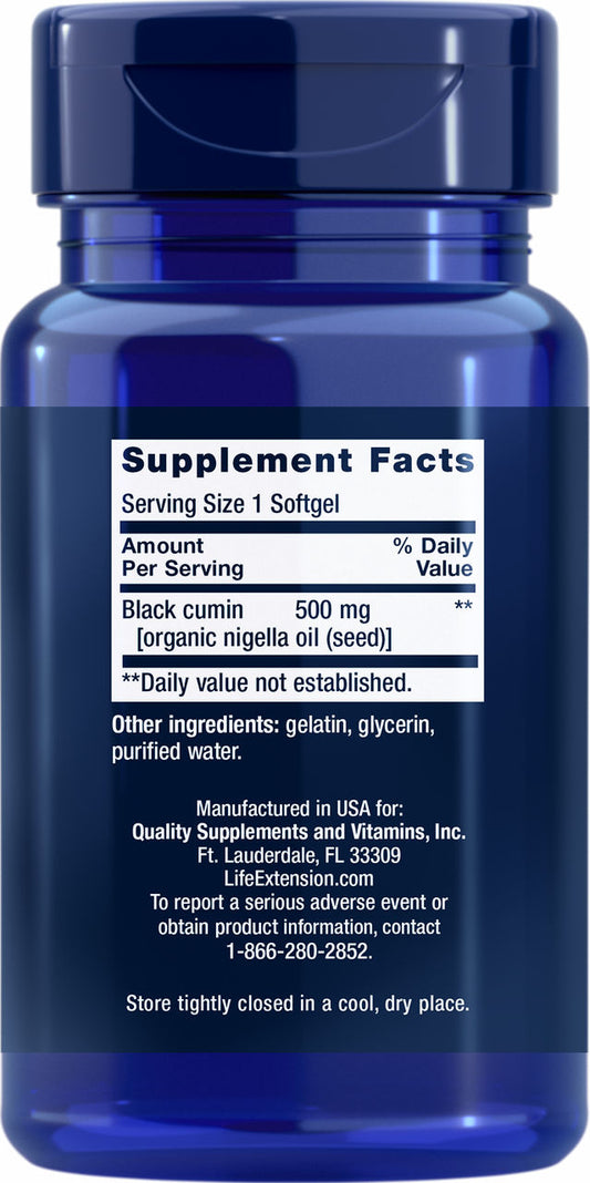 Black Cumin Seed Oil 60 softgels #1709