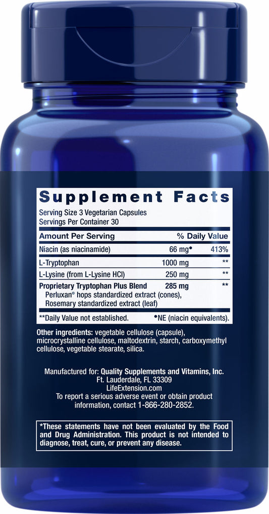 Optimized Tryptophan Plus 90 vegetarian capsules #1721