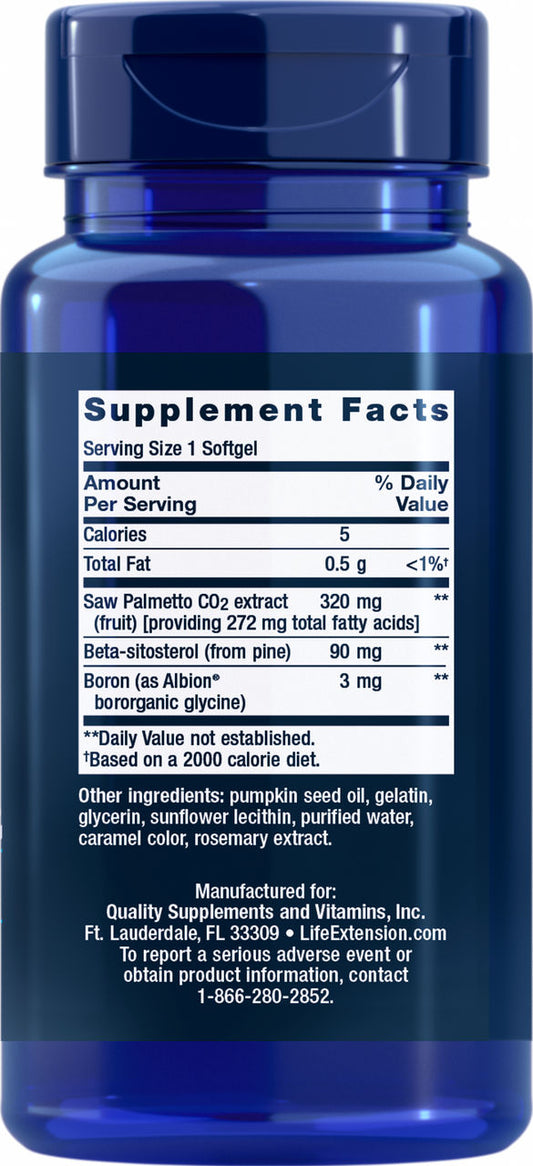 PalmettoGuard® Saw Palmetto and Beta-Sitosterol 30 softgels #1789