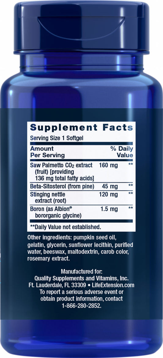 PalmettoGuard® Saw Palmetto, Nettle Root and Beta-Sitosterol 60 softgels #1790
