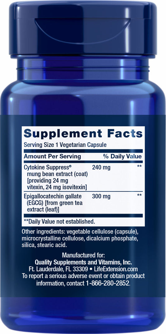 Cytokine Suppress® with EGCG 30 vegetarian capsules #1804