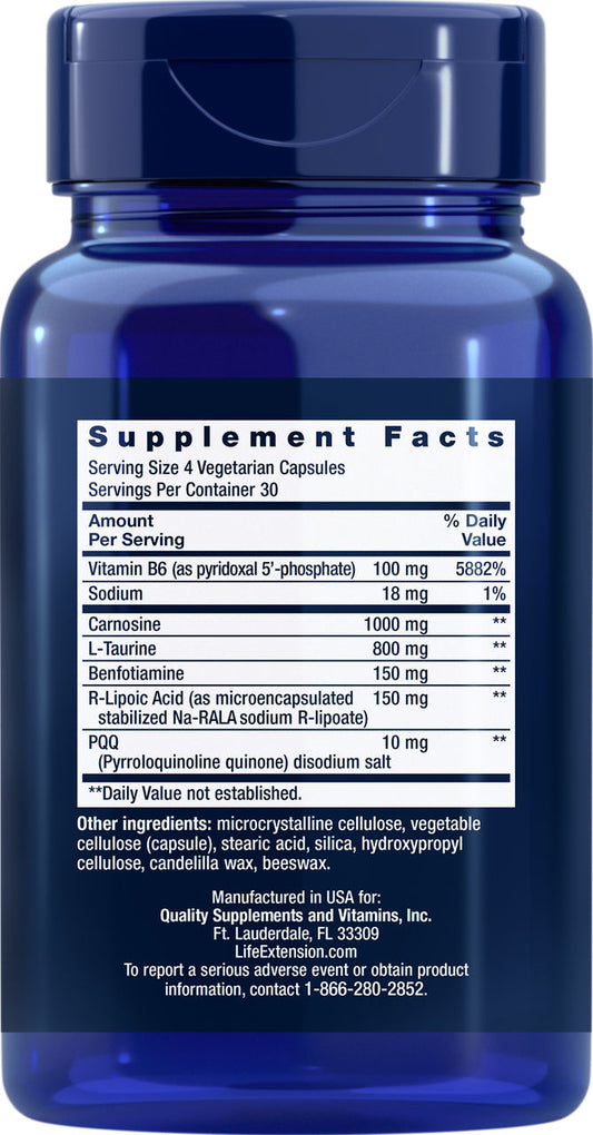 Mitochondrial Energy Optimizer with PQQ 120 vegetarian capsules #1868