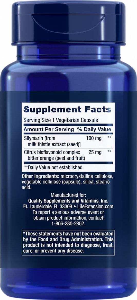 Silymarin 100 mg, 90 vegetarian capsules #1884