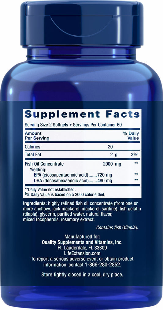 Mega EPA/DHA 120 softgels #1937