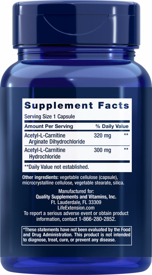 Acetyl L Carnitine Arginate 90 capsules #1974