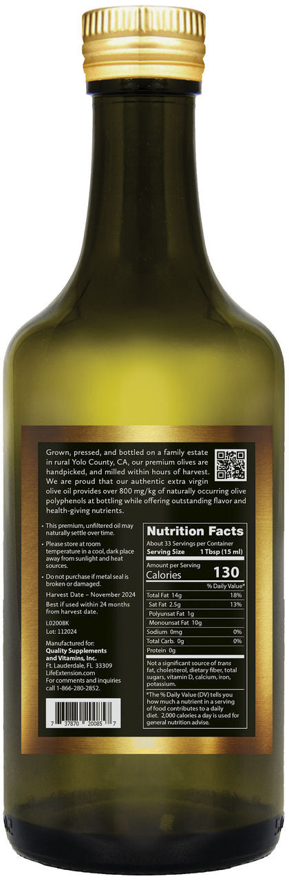 California Estate Extra Virgin Olive Oil 500 ml #2008