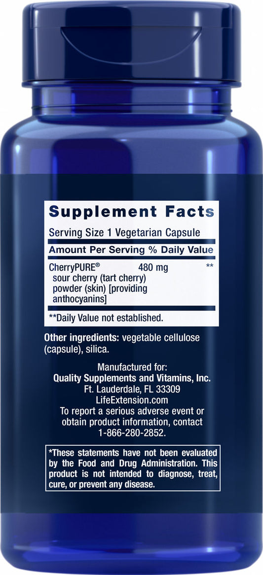 Tart Cherry with CherryPURE® 60 vegetarian capsules #2023