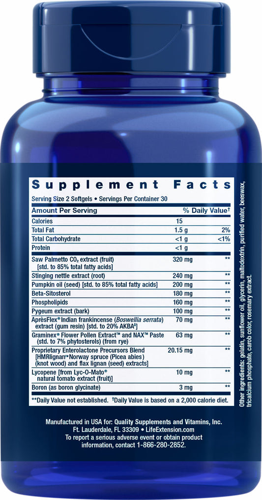 Ultra Prostate Formula 60 softgels #2029