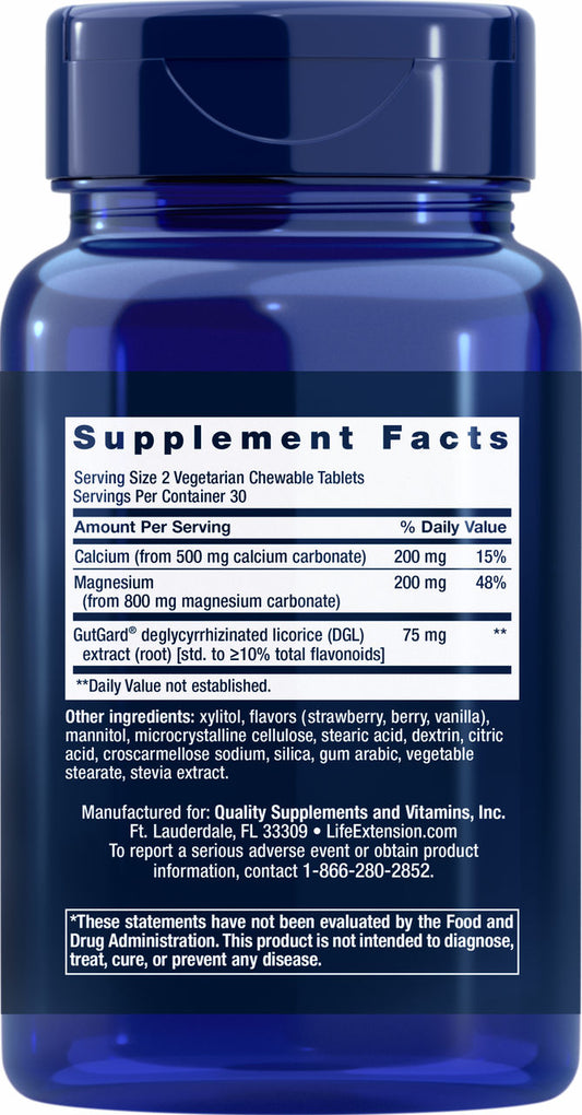EsophaCool™ 60 vegetarian chewable tablets #2033
