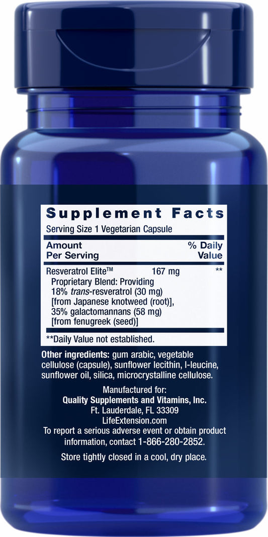 Resveratrol Elite™ 30 vegetarian capsules #2210