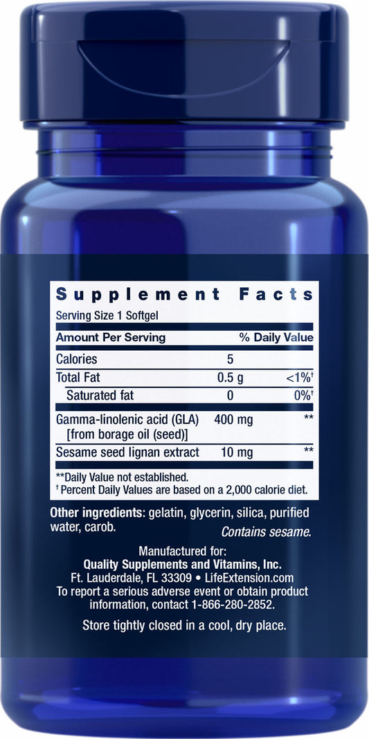 Mega GLA Sesame Lignans 30 softgels #2218