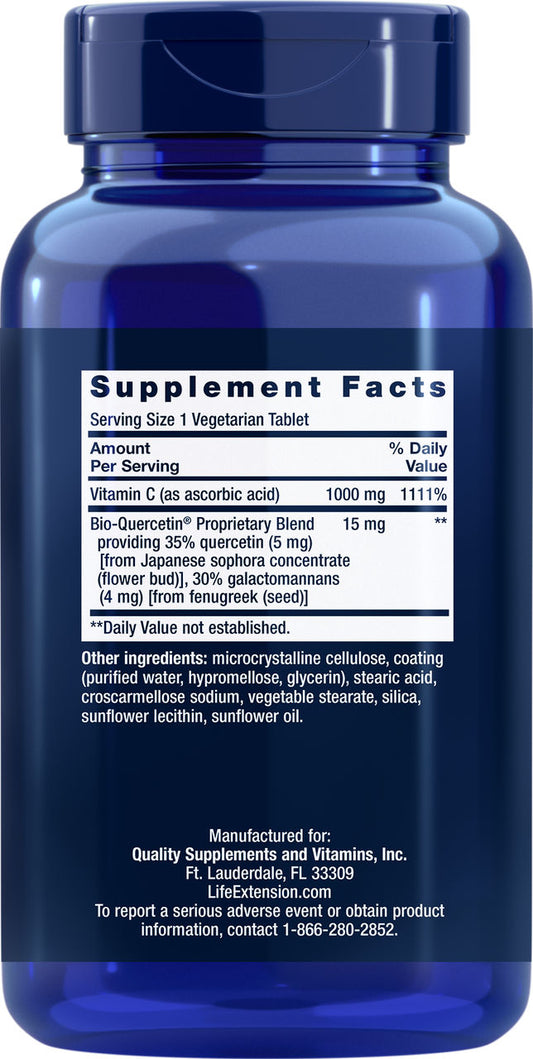 Vitamin C and Bio-Quercetin 250 vegetarian tablets #2227