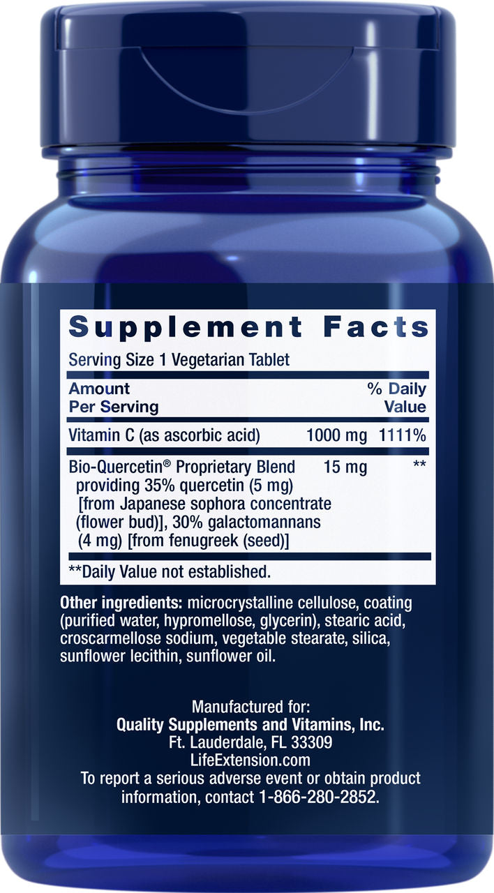 Vitamin C and Bio-Quercetin 60 vegetarian tablets #2228