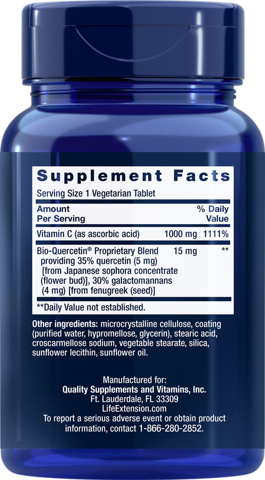 Vitamin C and Bio-Quercetin 60 vegetarian tablets #2228