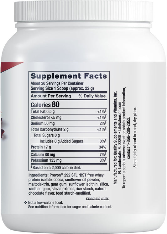 Wellness Code® Whey Protein Isolate (Chocolate) 437 grams #2243C