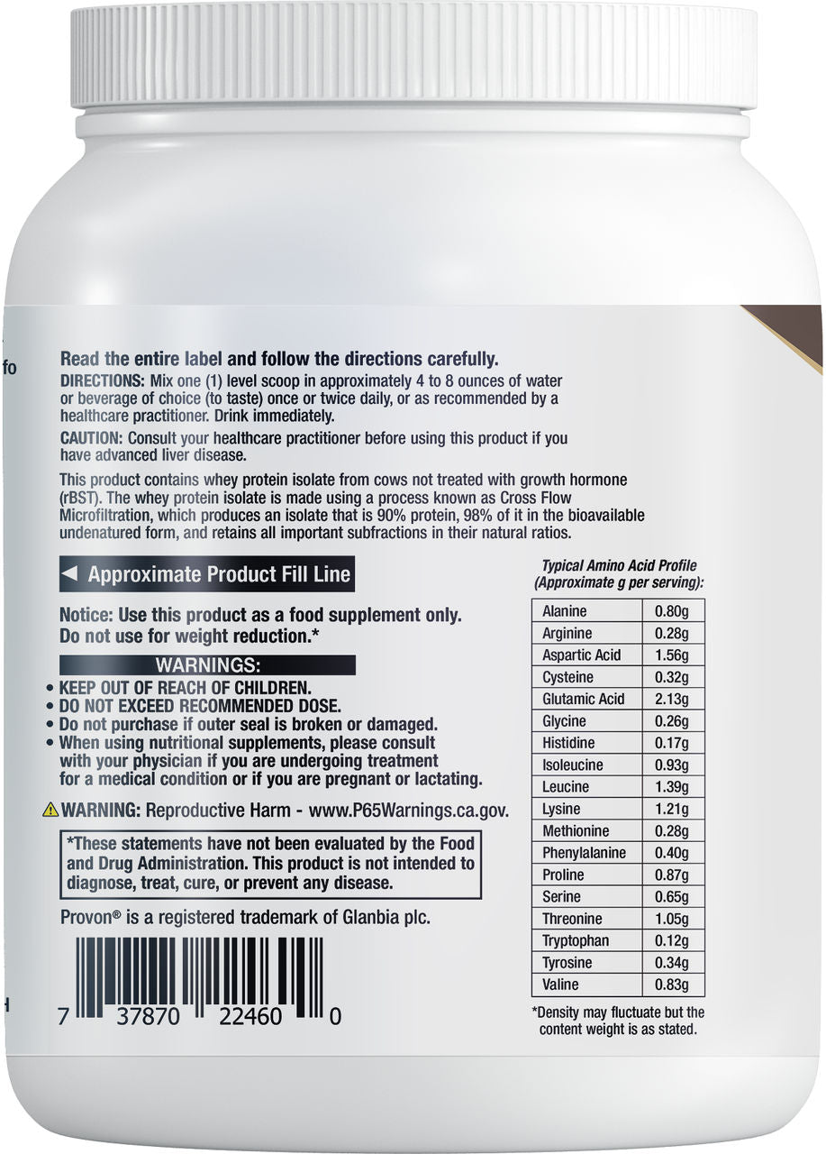 Wellness Code® Advanced Whey Protein Isolate (Vanilla) 454 grams #2246C