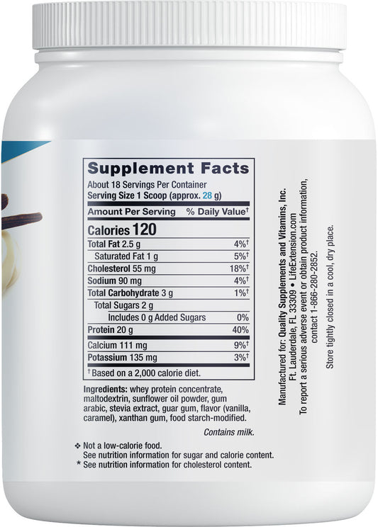 Wellness Code® Whey Protein Concentrate (Vanilla) 500 grams #2260