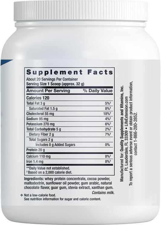 Wellness Code® Whey Protein Concentrate (Chocolate) 640 grams #2261C