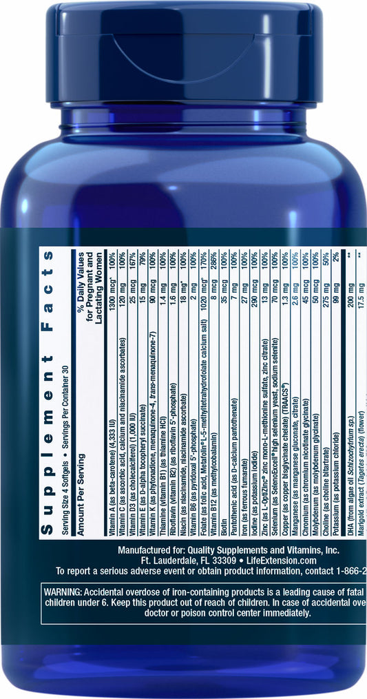 Prenatal Advantage 120 easy-to-swallow softgels #2319