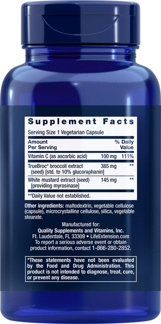 Optimized Broccoli with Myrosinase 30 vegetarian capsules #2368