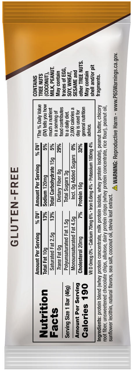 Wellness Bar Peanut Butter Chocolate Chip (Box of 6) #2518