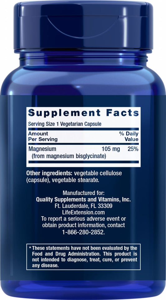 Magnesium Glycinate 90 vegetarian capsules #2535