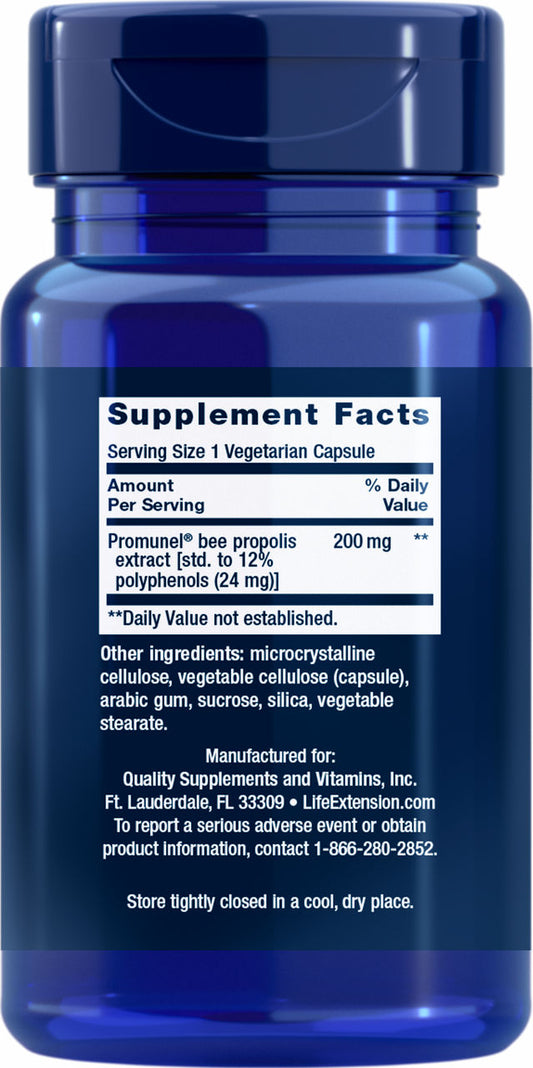 Bee Immune Propolis Capsules 60 vegetarian capsules #2546