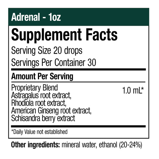 Adrenal - 1oz (In-stock & Only Available Through Phone Order)