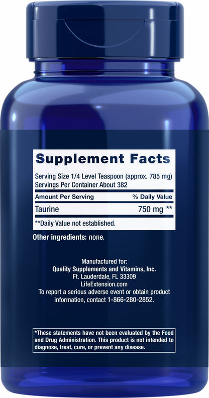 Taurine Powder 300 grams #133