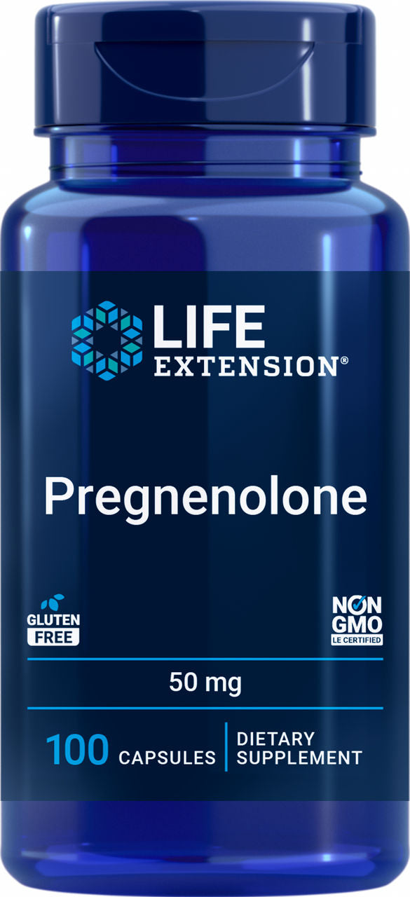 Pregnenolone 50 mg, 100 capsules #302