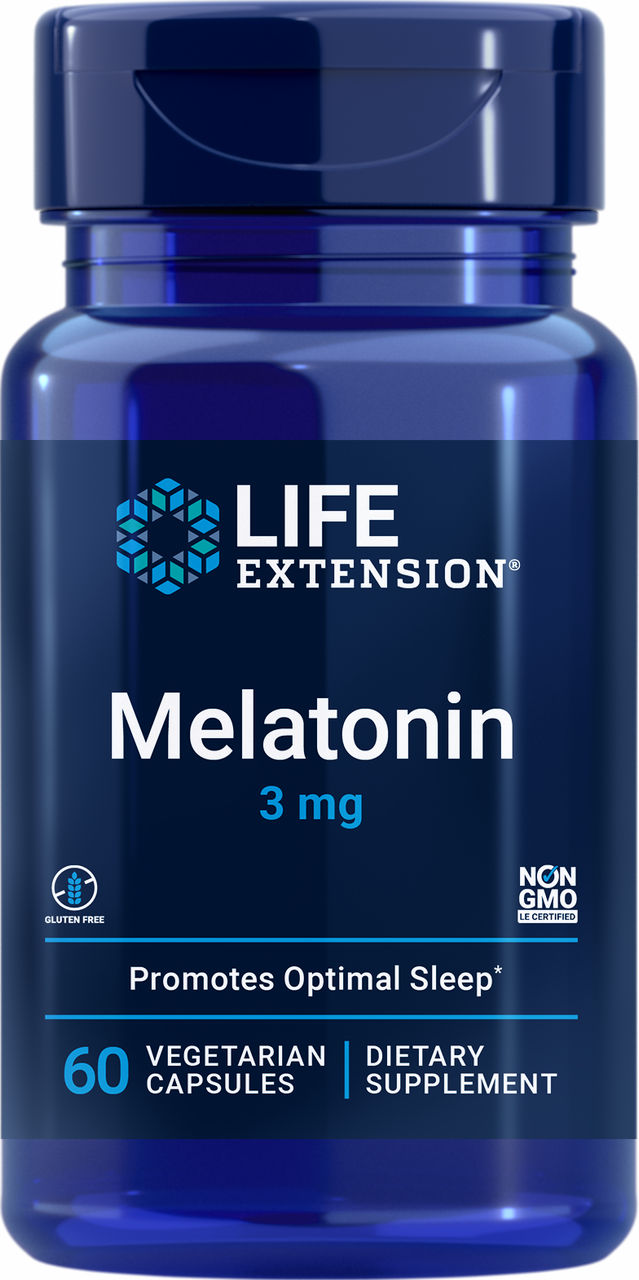 Melatonin 3 mg, 60 vegetarian capsules #330